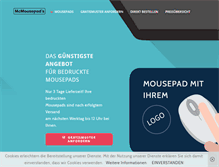 Tablet Screenshot of mc-mousepads.de